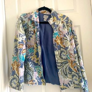 Chico’s women’s blazer size 2 floral